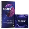 Durex Intense - vrúbkované a bodkované kondómy (10ks)