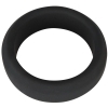You2Toys Black Velvets – silikónový erekčný krúžok 38 mm (čierny)