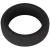 You2Toys Black Velvet – silikónový erekčný krúžok 3,2 cm (čierny)